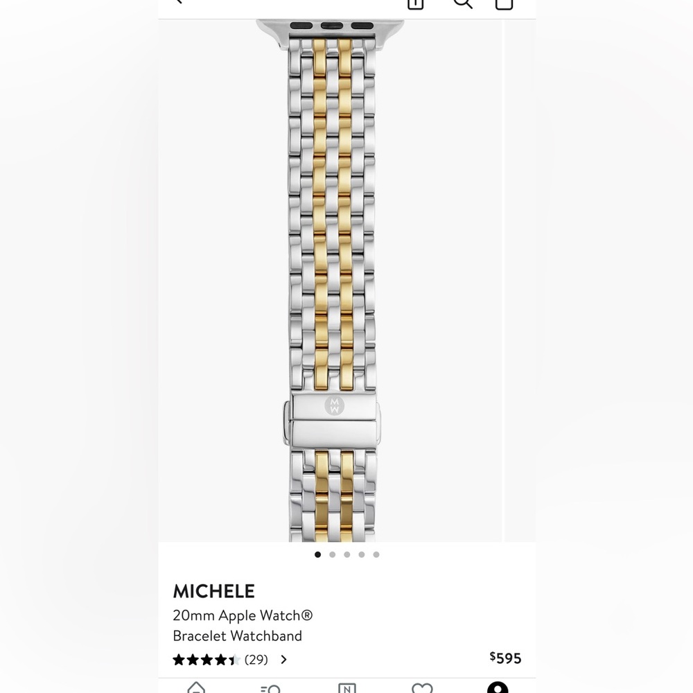 MICHELE 20mm Apple Watch Bracelet
